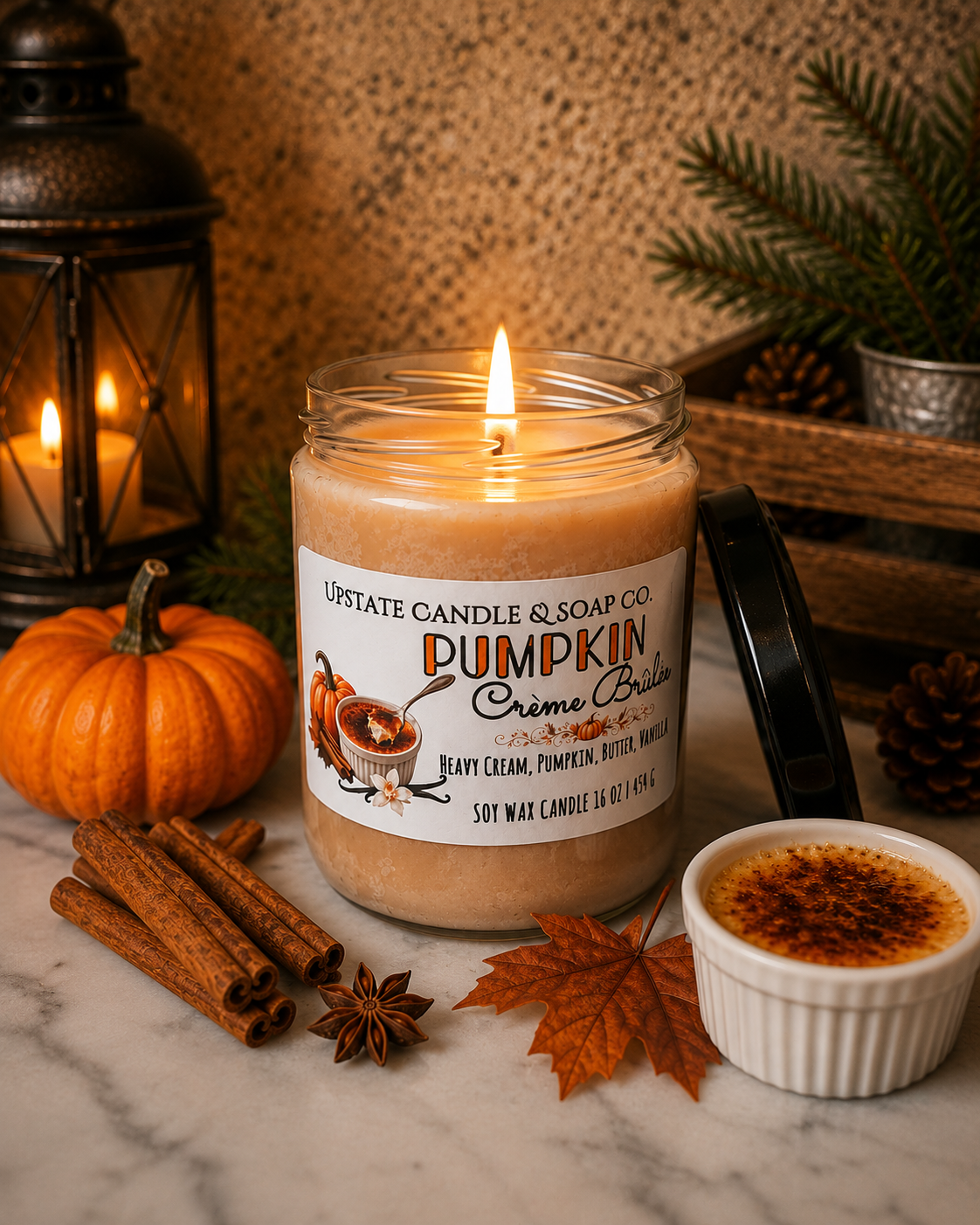 Pumpkin Crème Brûlée Soy Candle