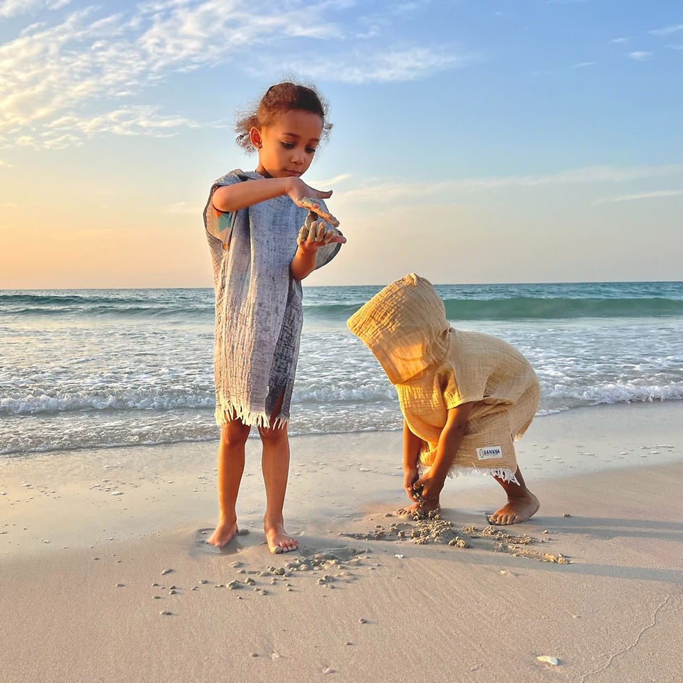 Thumbnail: Beach Poncho Towels for Toddlers