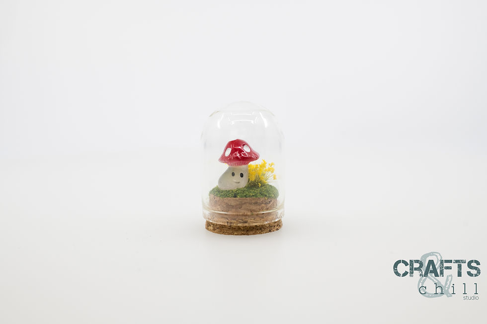 Thumbnail: Character Mushroom Domes - Glass & Cork