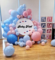 Baby shower and gender reveal