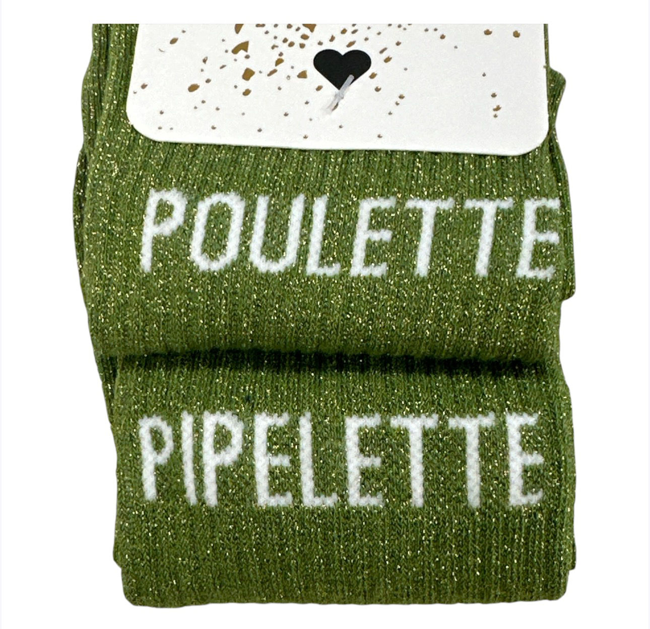 Chaussettes à Paillettes POULETTE PIPELETTE 
