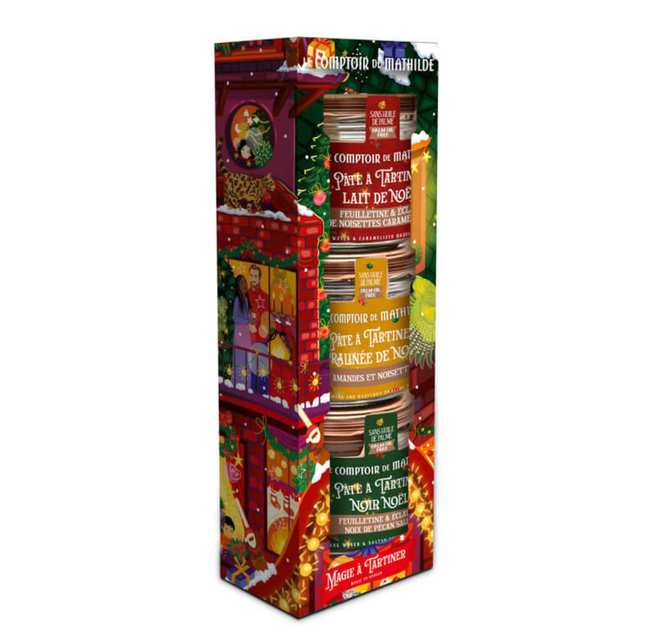 Coffret 3 Pâtes A Tartiner De Noël 3x100g