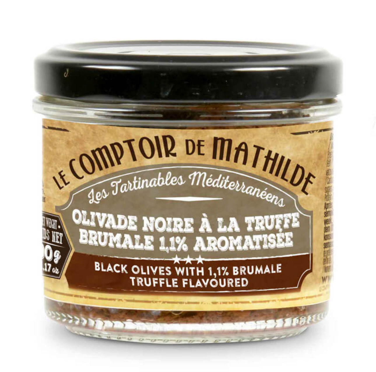 Olivade Noire A La Truffe Brumale 1,1% aromatisée 90G  
