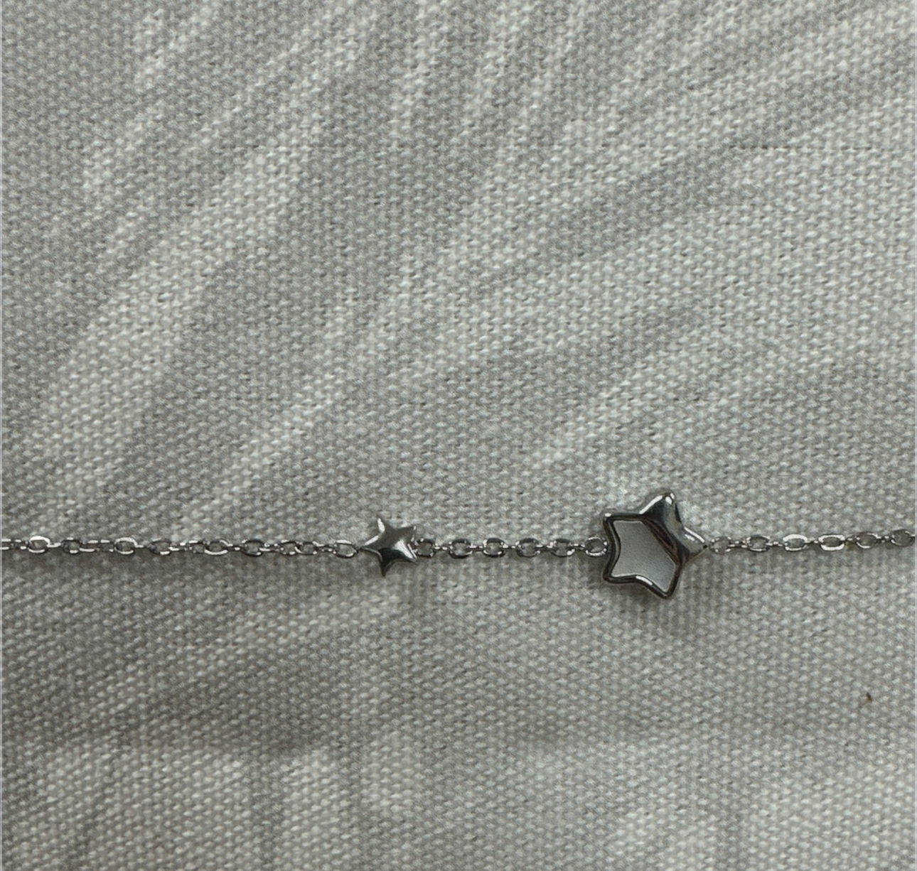 Bracelet en acier argenté 