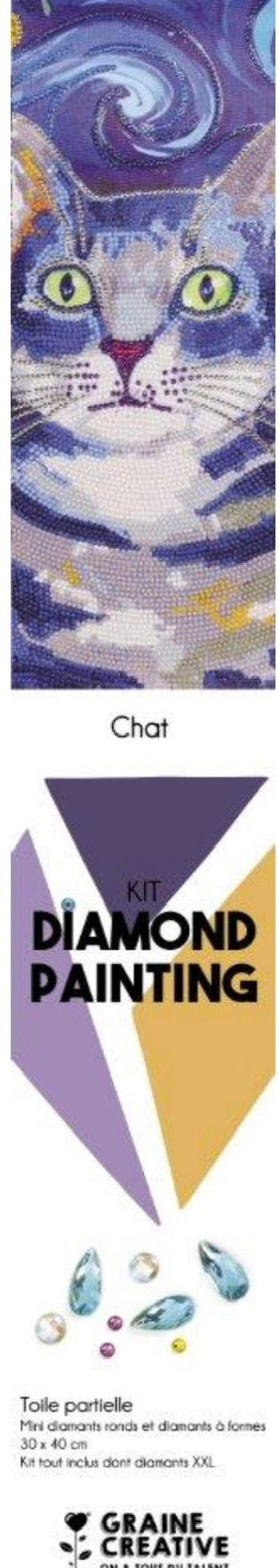 Miniature : Graine créative Diamond (chat ) 