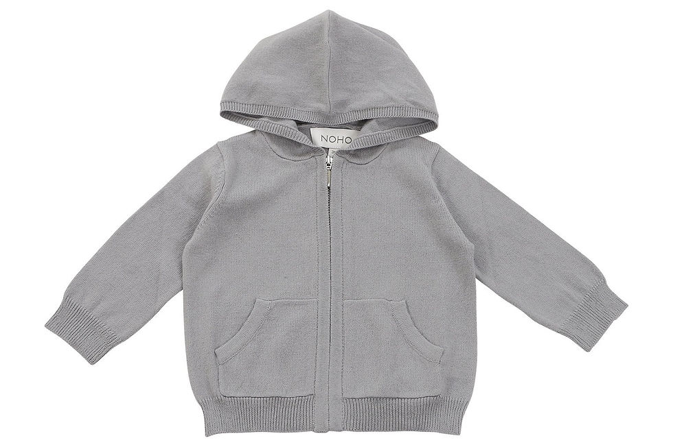 Thumbnail: Cotton Cashmere Grey Hoodie