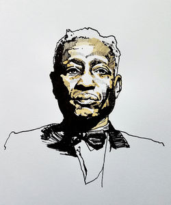 Lead Belly sketch
