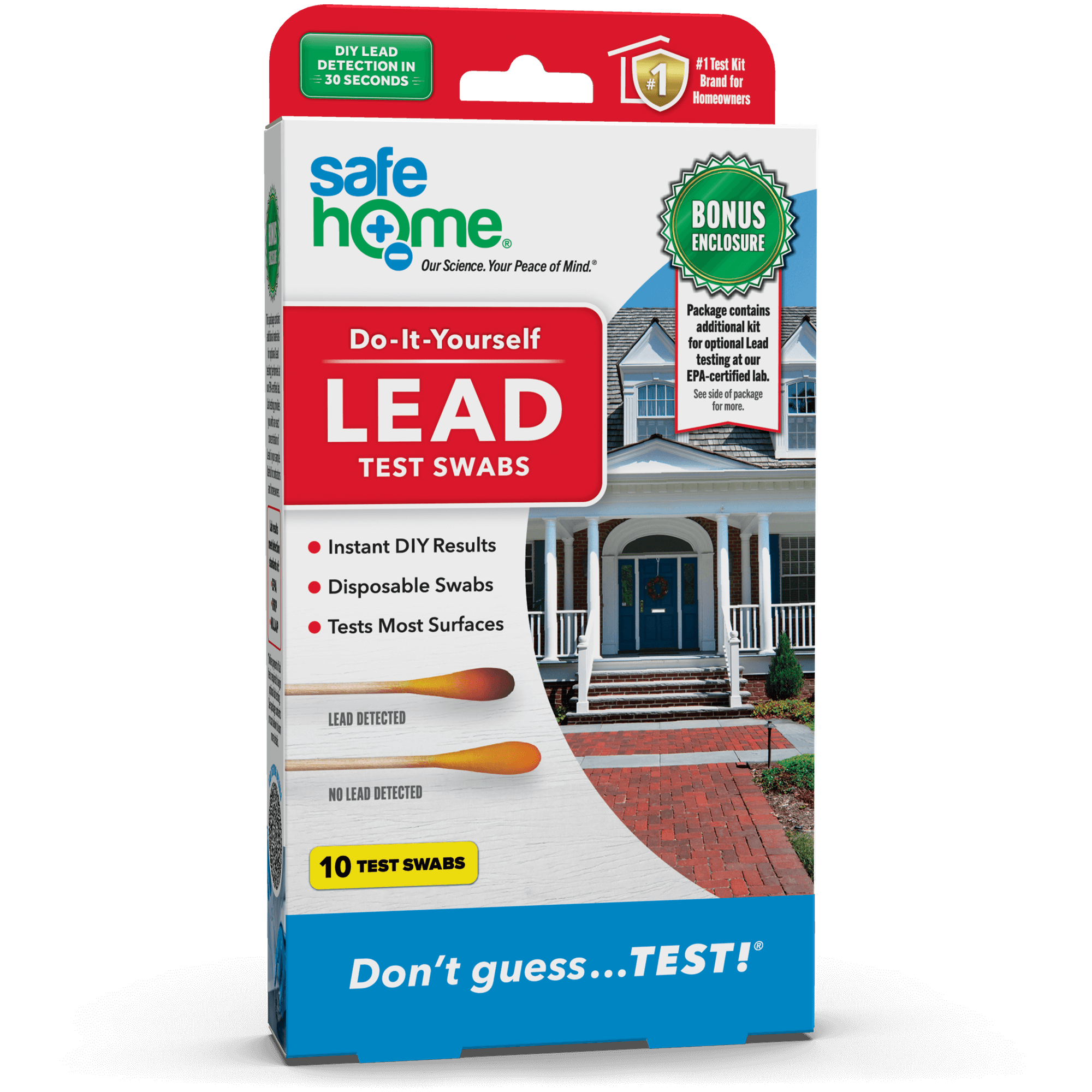 Safe Home® 固體鉛含量表面(10支)快測套裝 (LEAD COMBO TEST KIT)