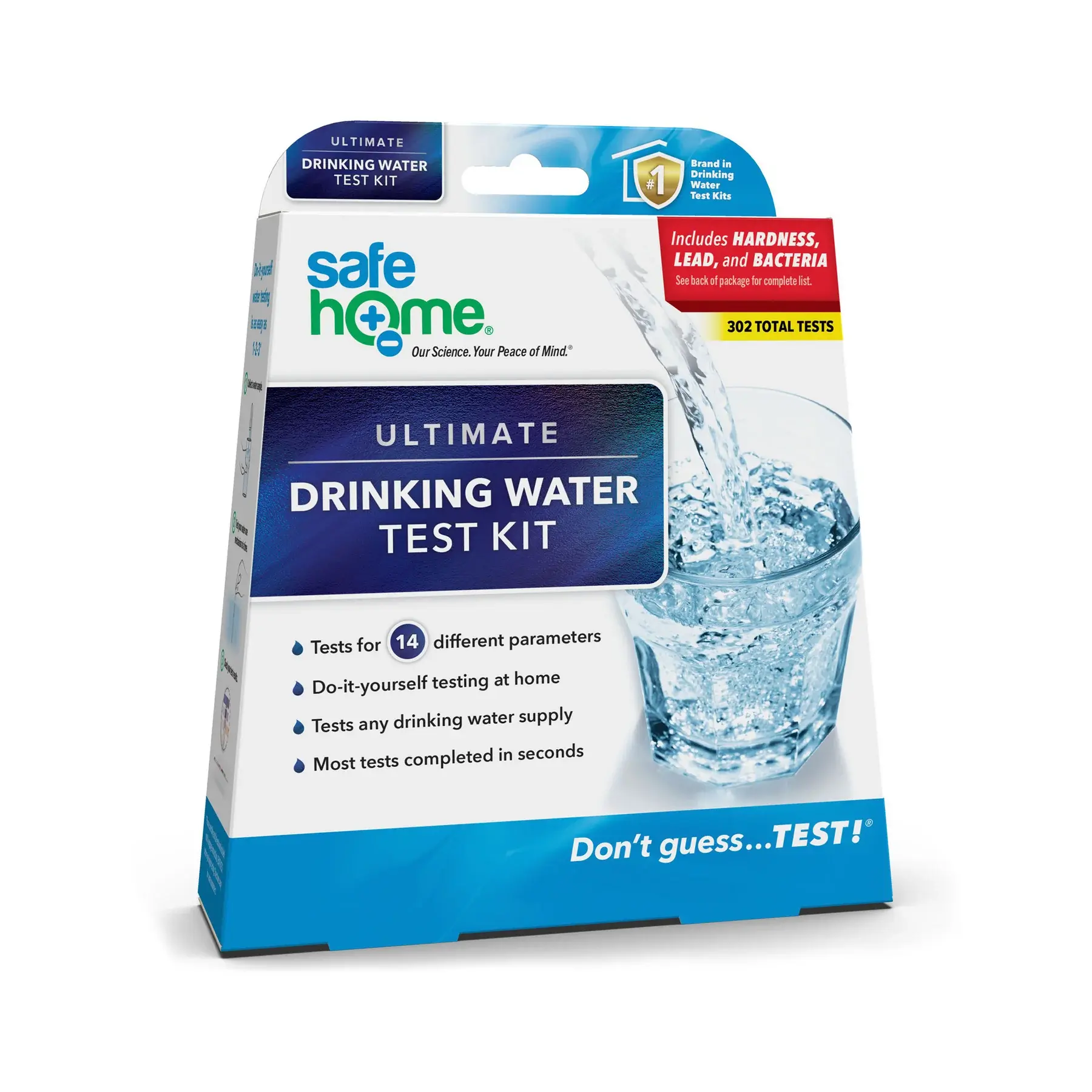 Safe Home® 全效水質快測(302次)套裝 (ULTIMATE Water Test Kit)
