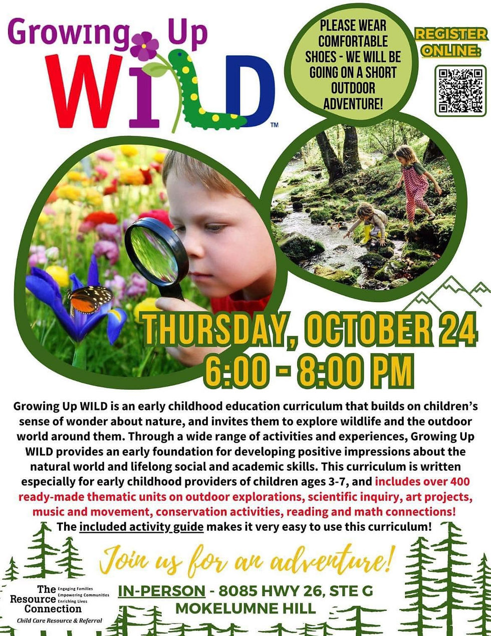 The Resource Connection - Growing Up Wild