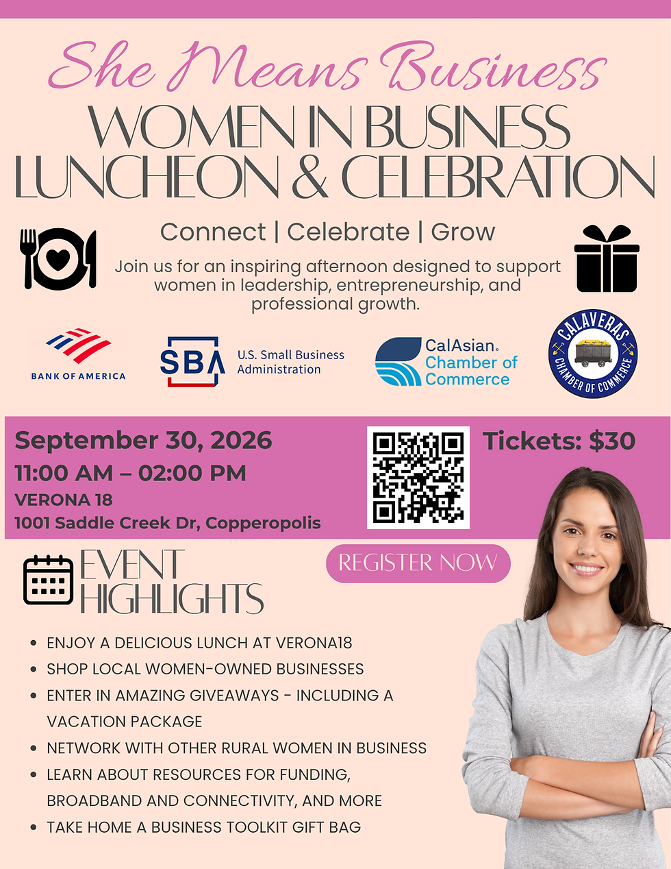 She Means Business: Women in Business Celebration & Luncheon