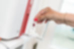 Blut wird analysiert