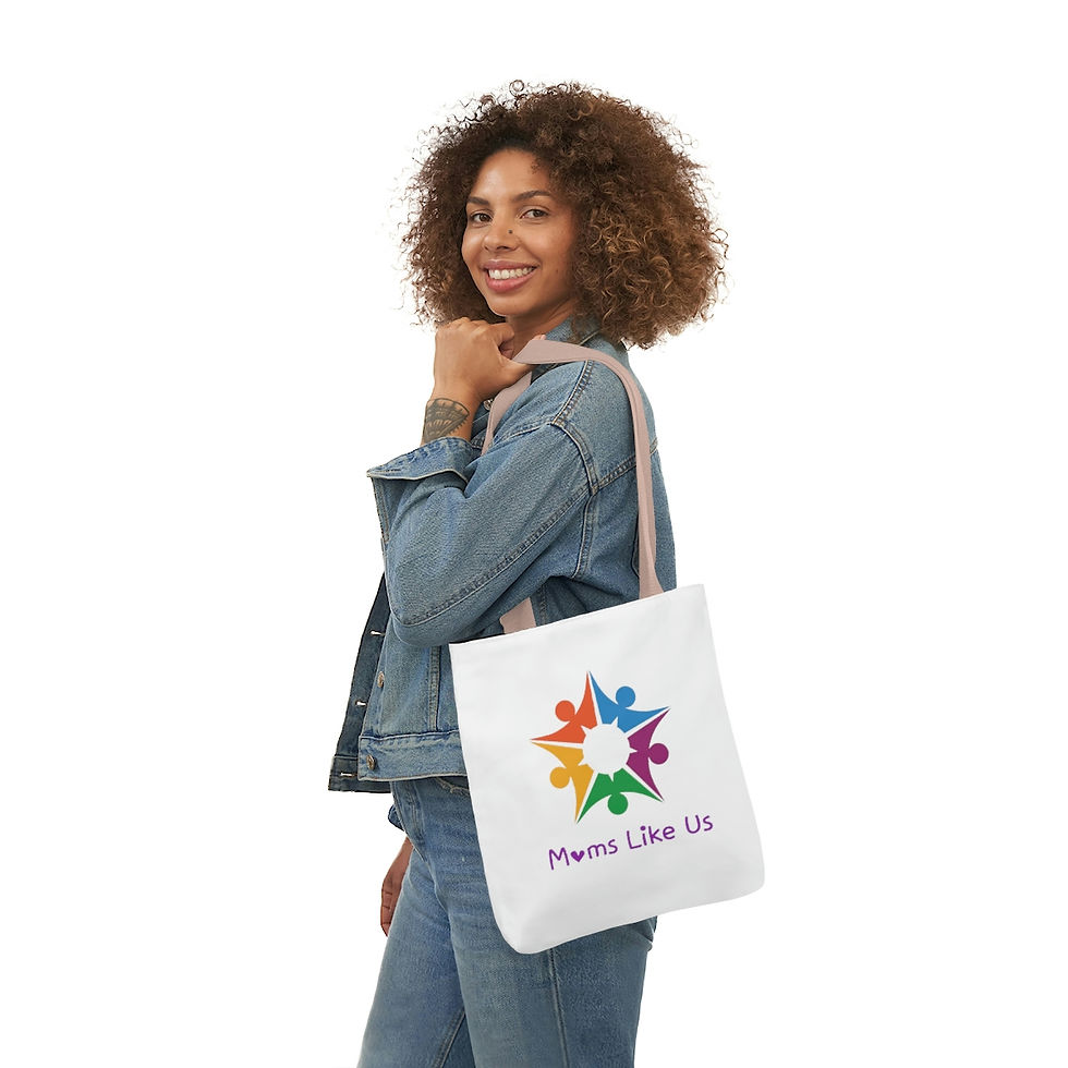Thumbnail: Moms Like Us NJ Polyester Canvas Tote Bag