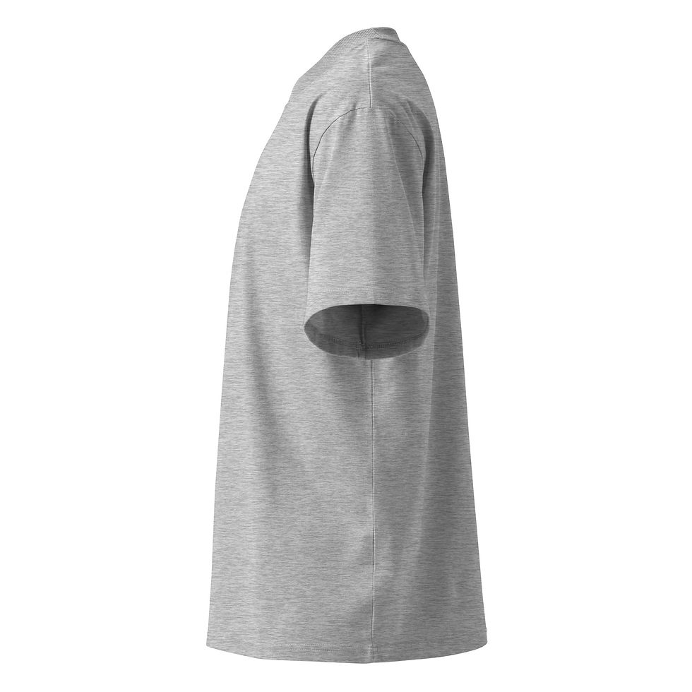 Miniaturbild: Unisex organic oversized high neck t-shirt