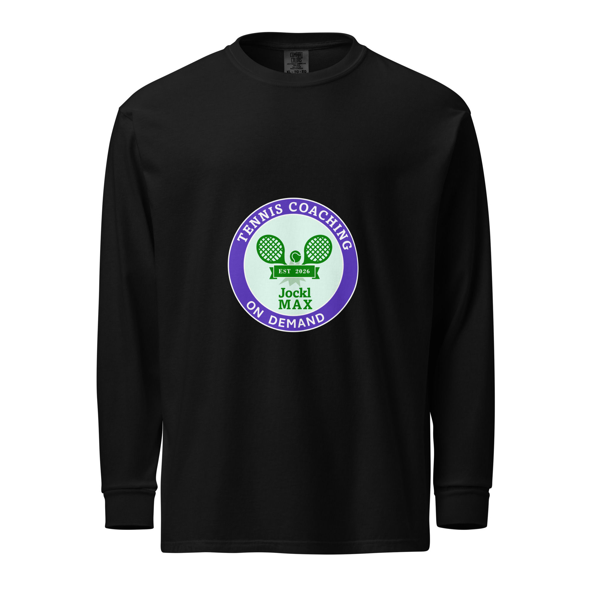 Garment-dyed heavyweight long-sleeve shirt