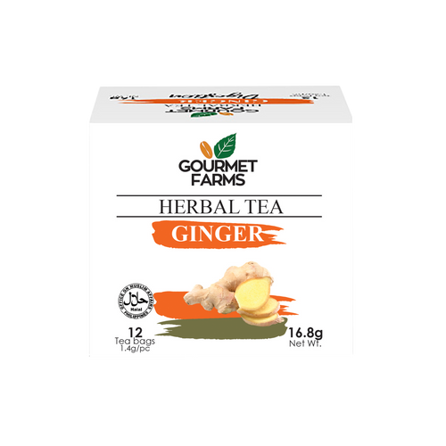 GINGER HERBAL TEA Gourmet Farms, Inc.