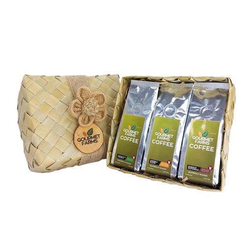 MASTERFULLY ROASTED COFFEE SAMPLER Gourmet Farms, Inc.