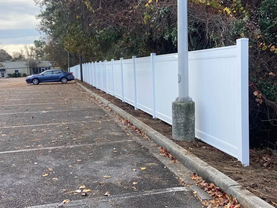 Vinyl Fence Installation 