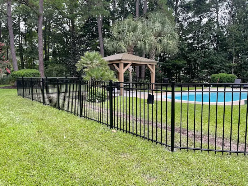 Aluminum Fence Installation 