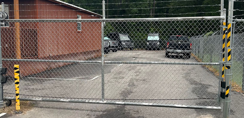 automatic chain link fence