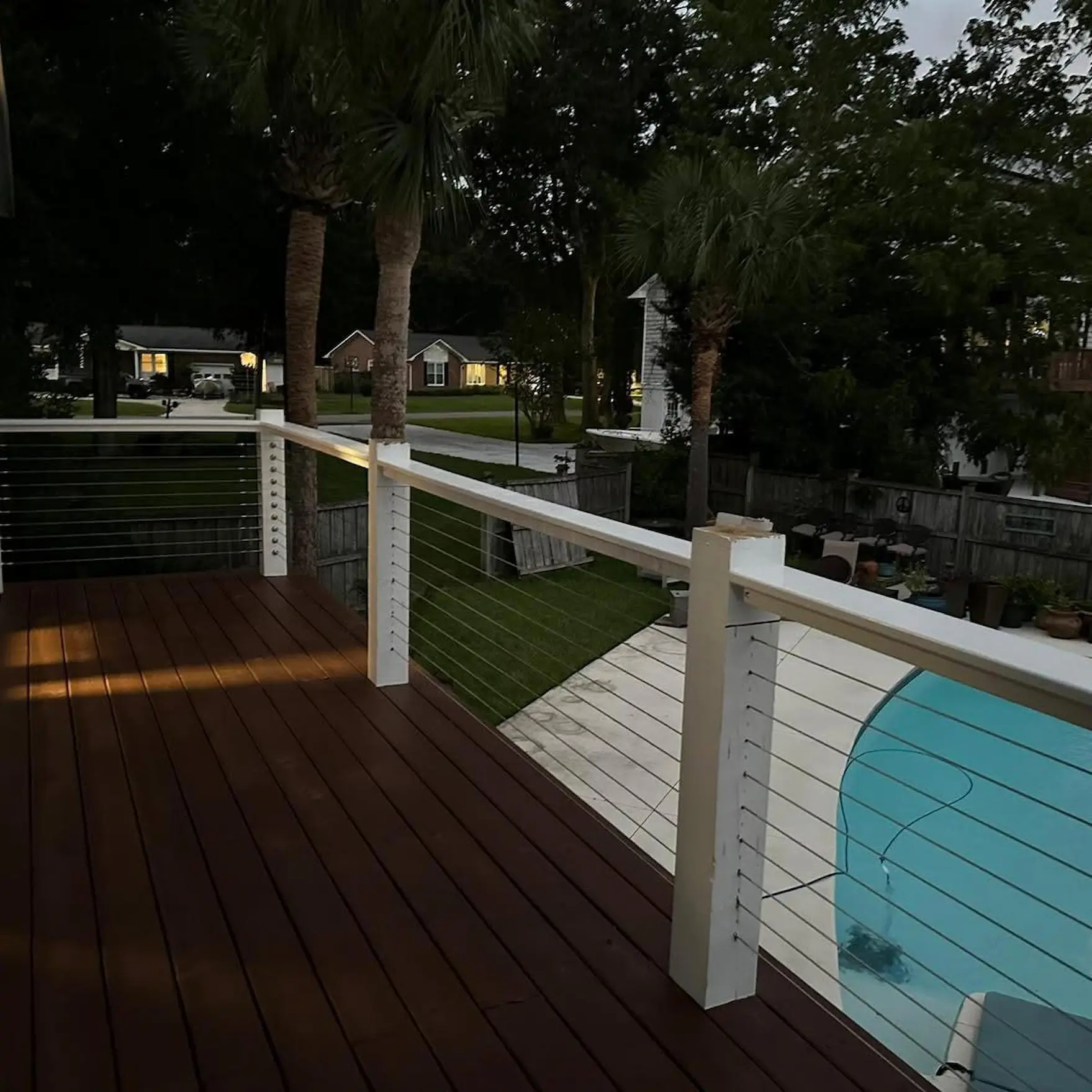Cable Rail Fence Installation 