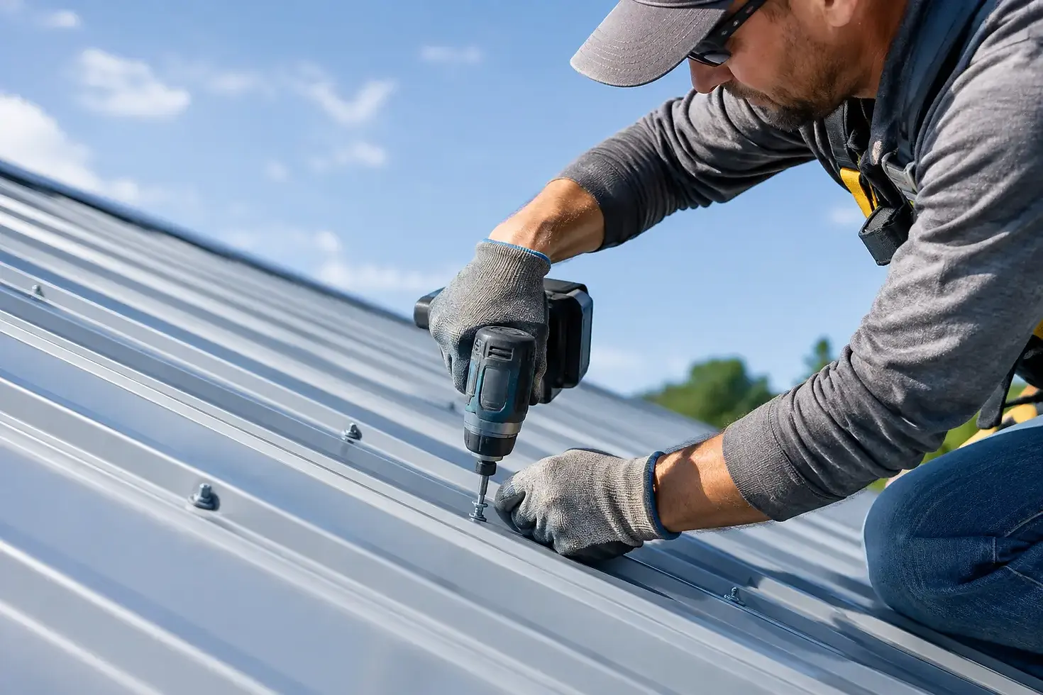 Exposed Fastener Metal Roof Repair That Lasts