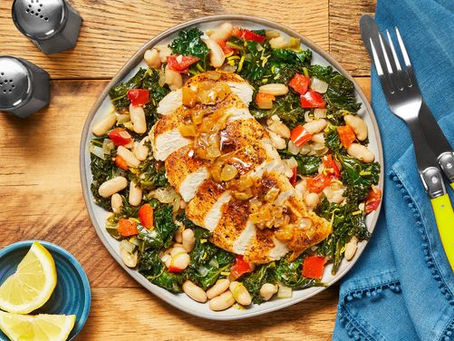 Chicken Rustica With Kale And White Beans