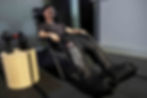 a client using compression boots