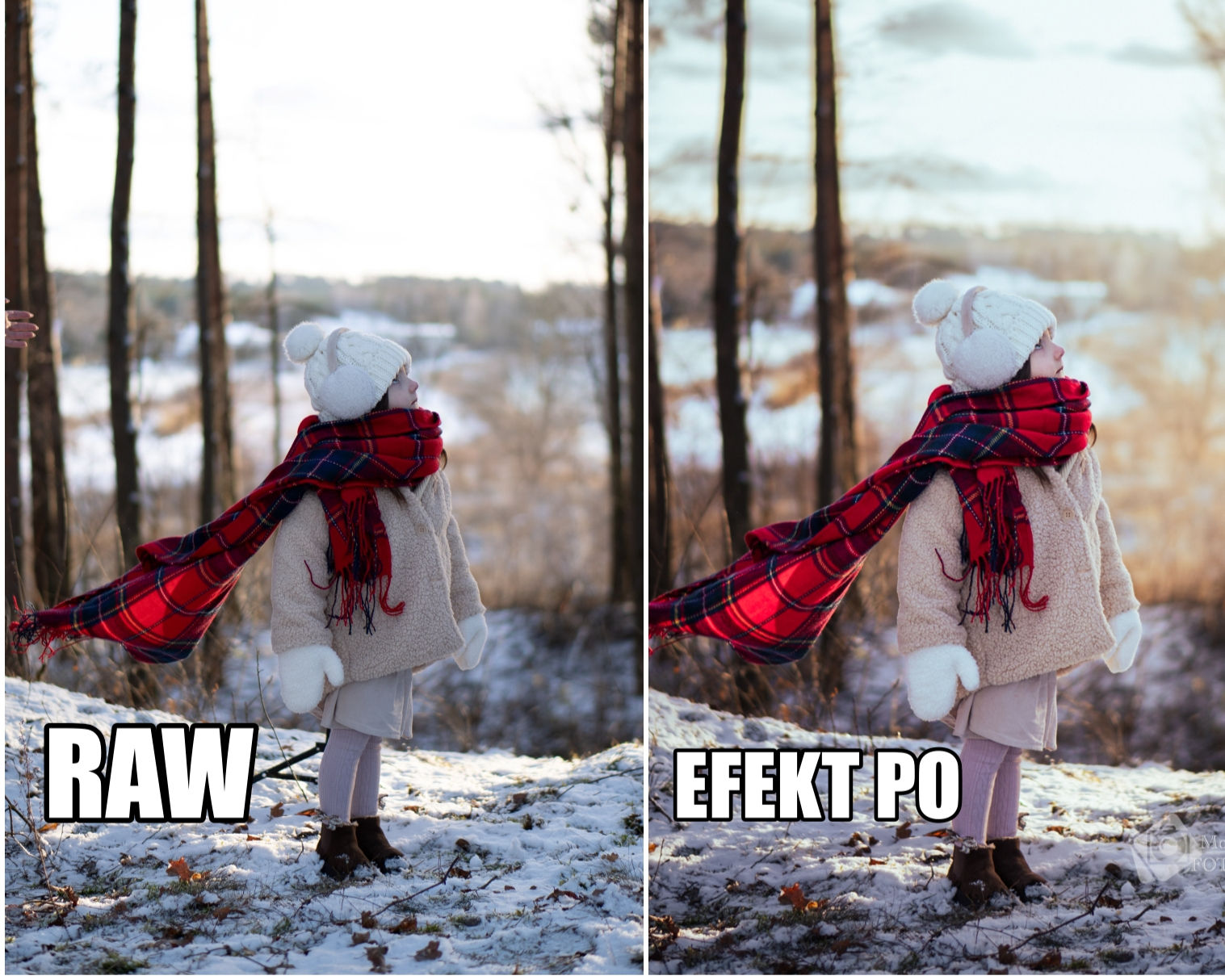 Tutorial zimowy 1 - obróbka w Lightroom