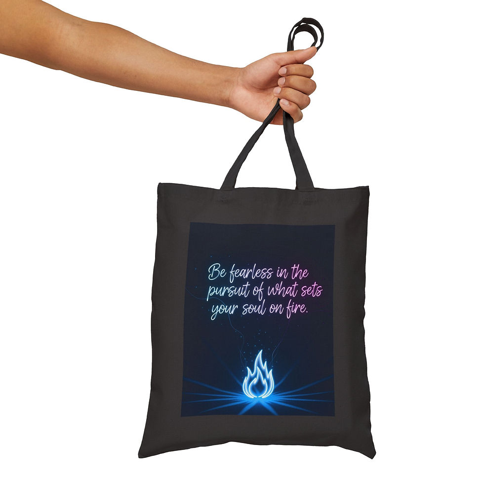 Thumbnail: "Be Fearless" Tote Bag