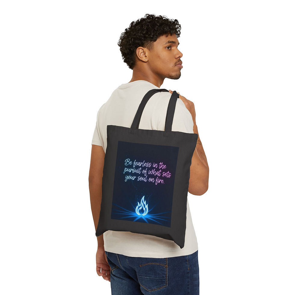 Thumbnail: "Be Fearless" Tote Bag