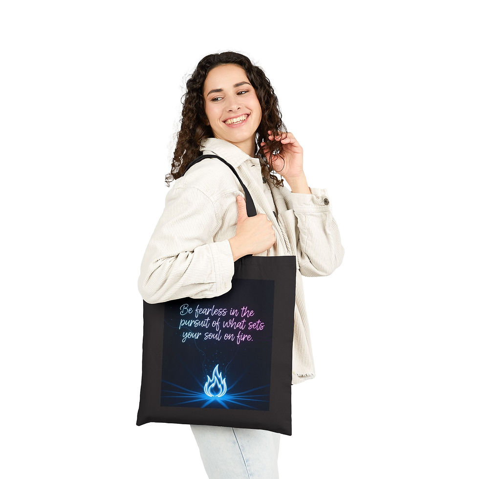 Thumbnail: "Be Fearless" Tote Bag