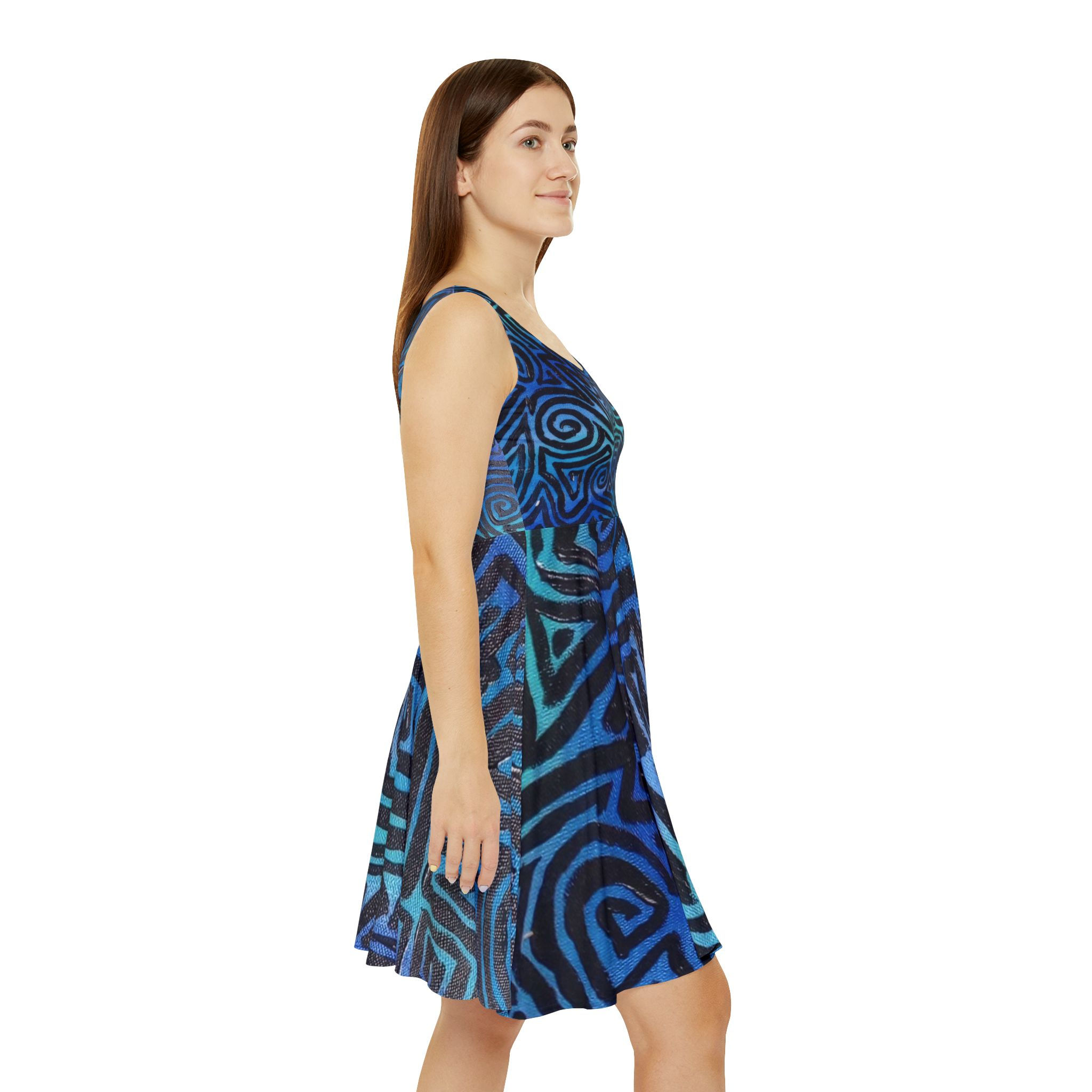 "Blue Trip" Women's Skater Dress