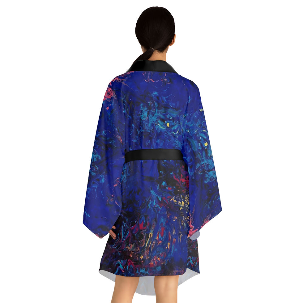 Thumbnail: "Return of Memories" Long Sleeve Kimono Robe