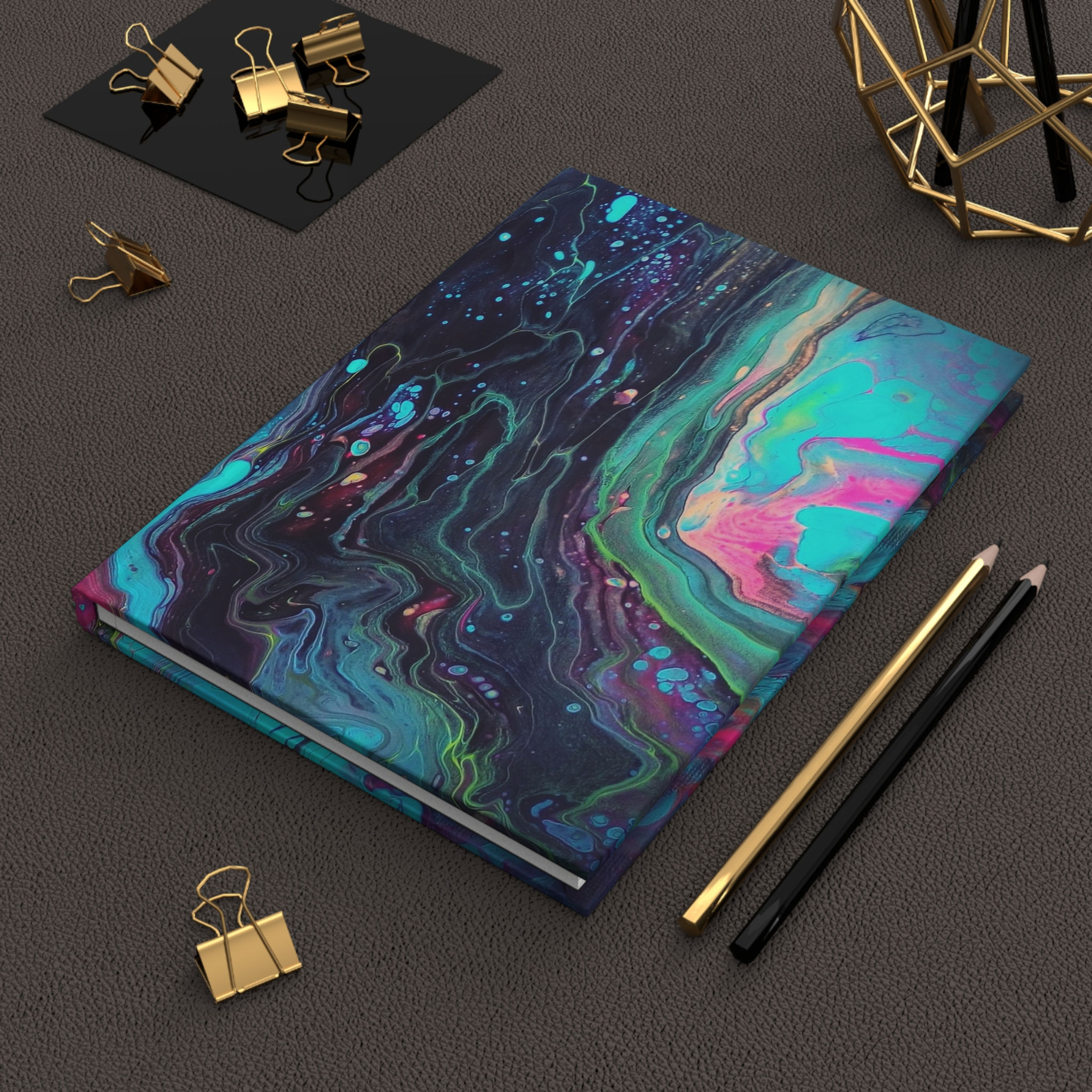 "Galactic" Matte Hardcover Journal