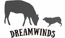 dreamwinds farm logo cattle dog Australian shepherd