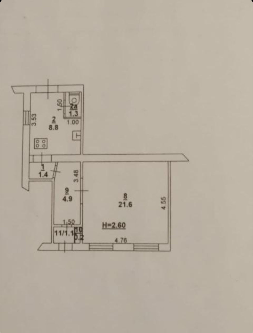 Миниатюра: Помещение 40 м2 Центр