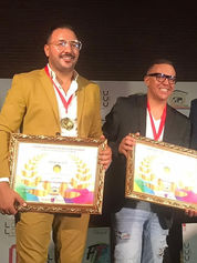 Médaille d'or des Arts et de la Culture à Eko et Faudel