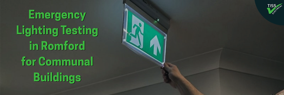 Emergency Lighting Testing in Romford for Communal Buildings