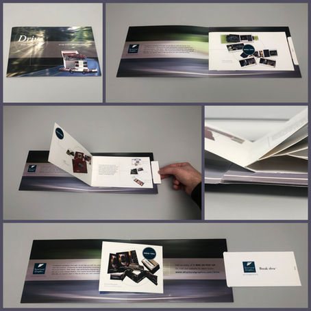 Brochure Flips with Pull Tab