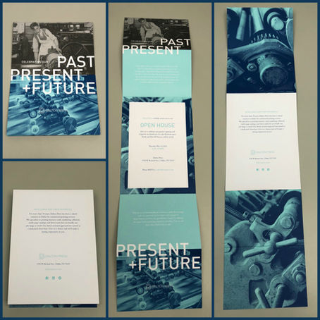 Open Gate Fold Invitation