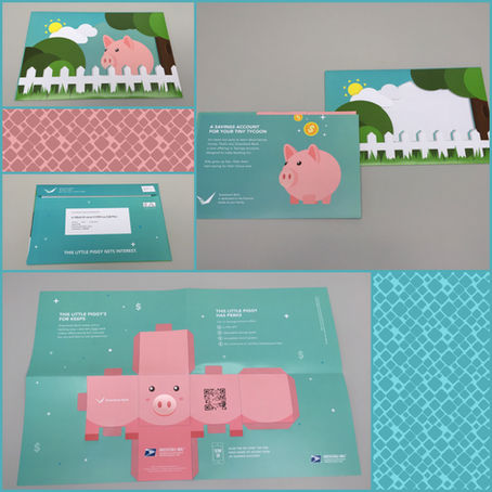 USPS Piggy Bank Mailer