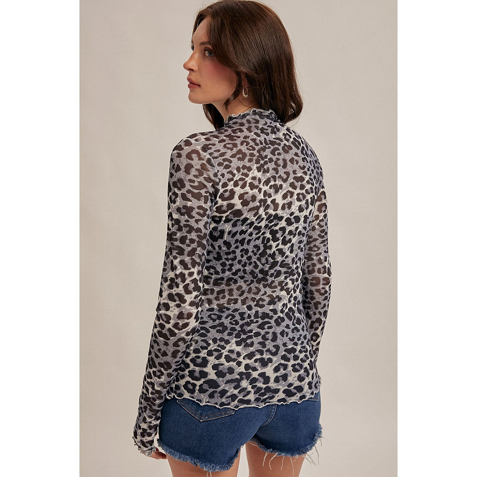 Thumbnail: LEOPARD MESH TOP