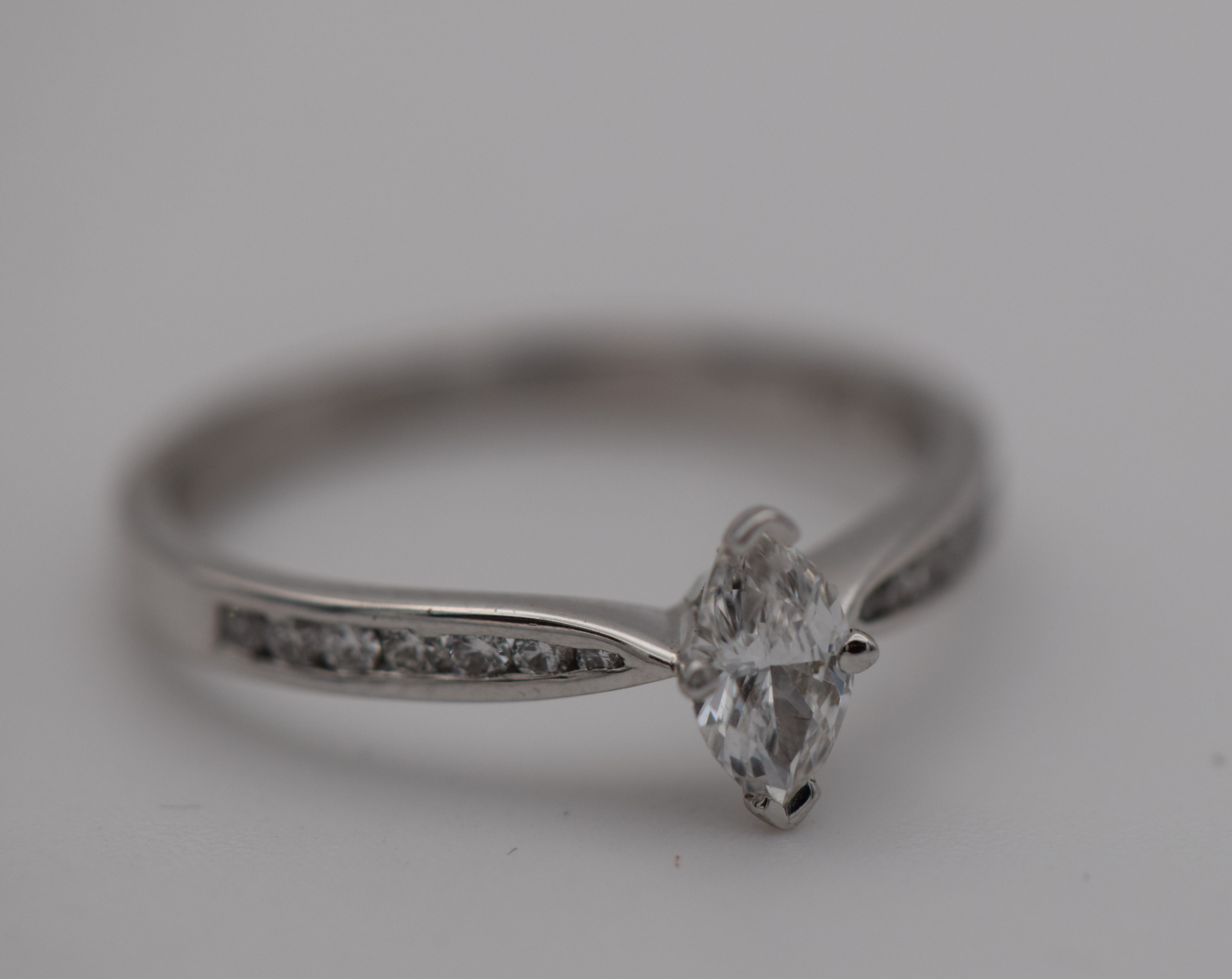 18ct gold Marquise Diamond Ring