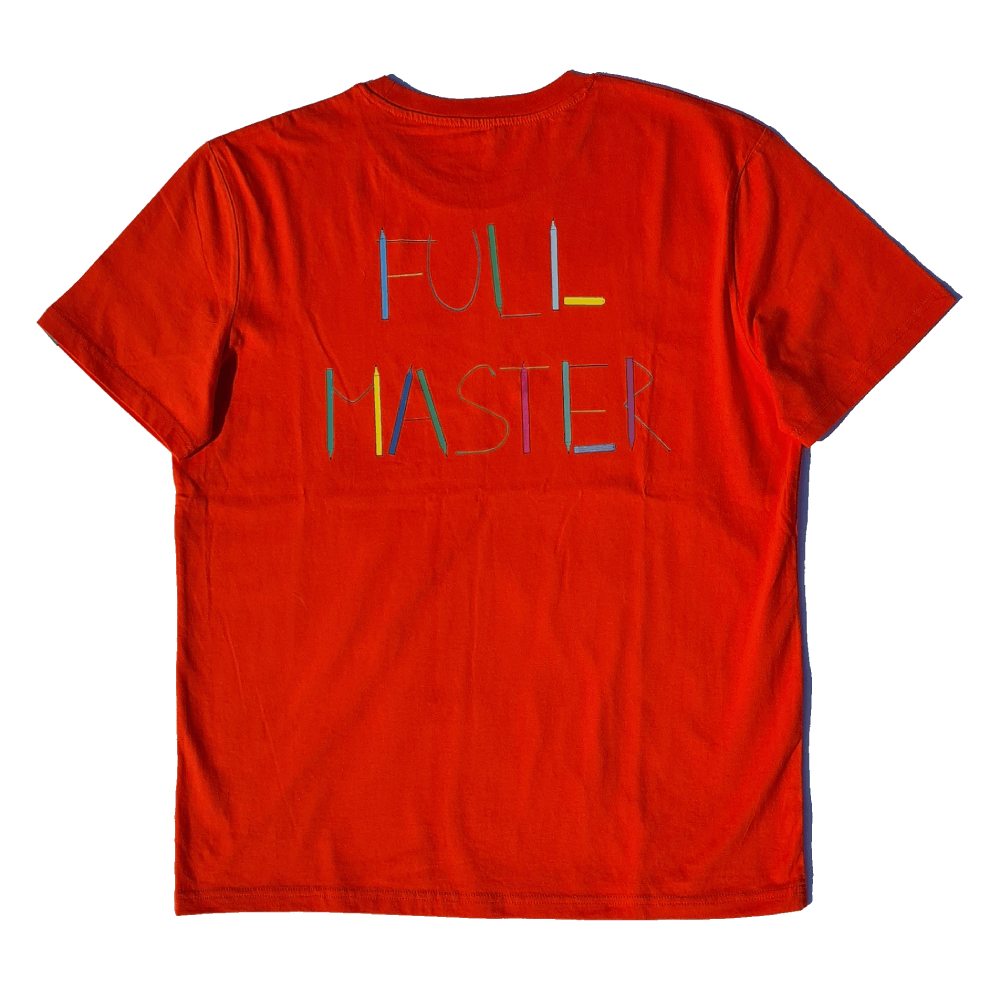 "Full master" Red orange T-shirt L