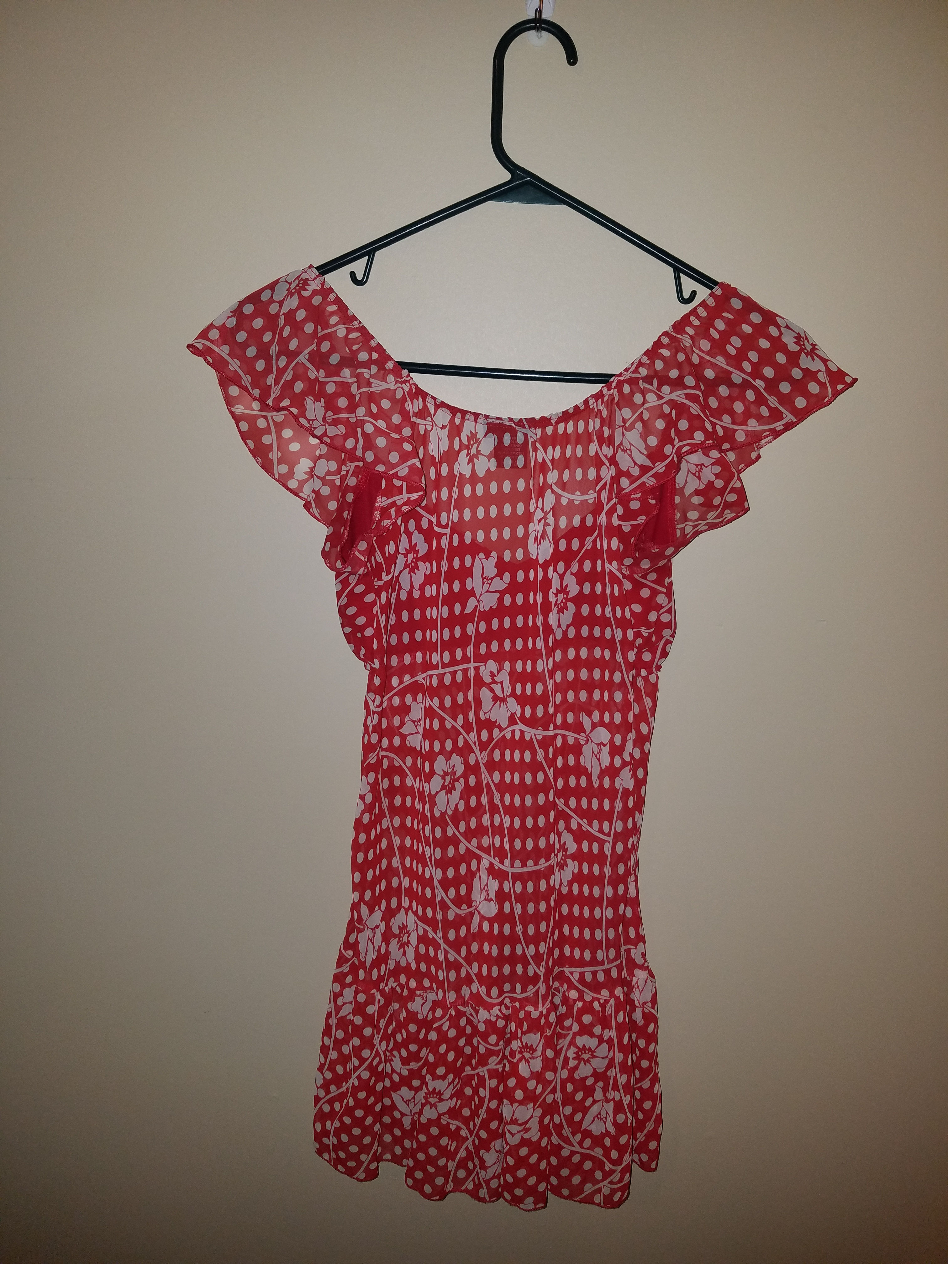 Rue 21 Red Dress Shirt Small