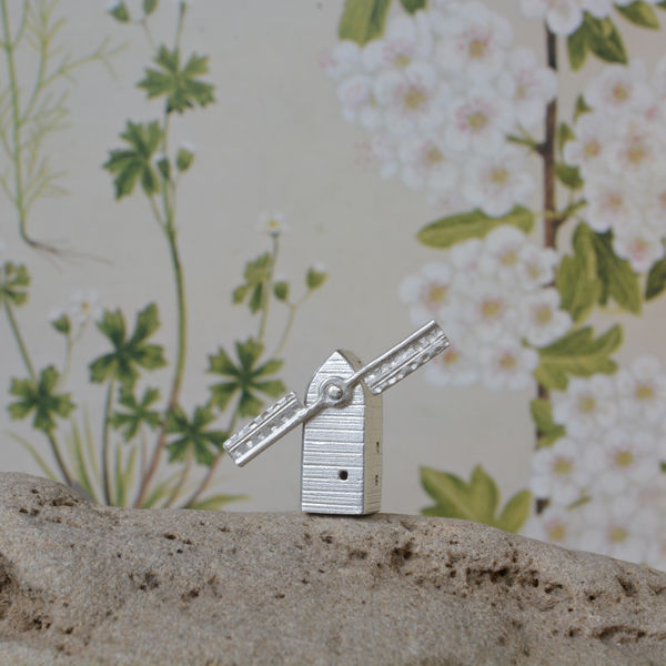 Thumbnail: Miniature Silver Windmill