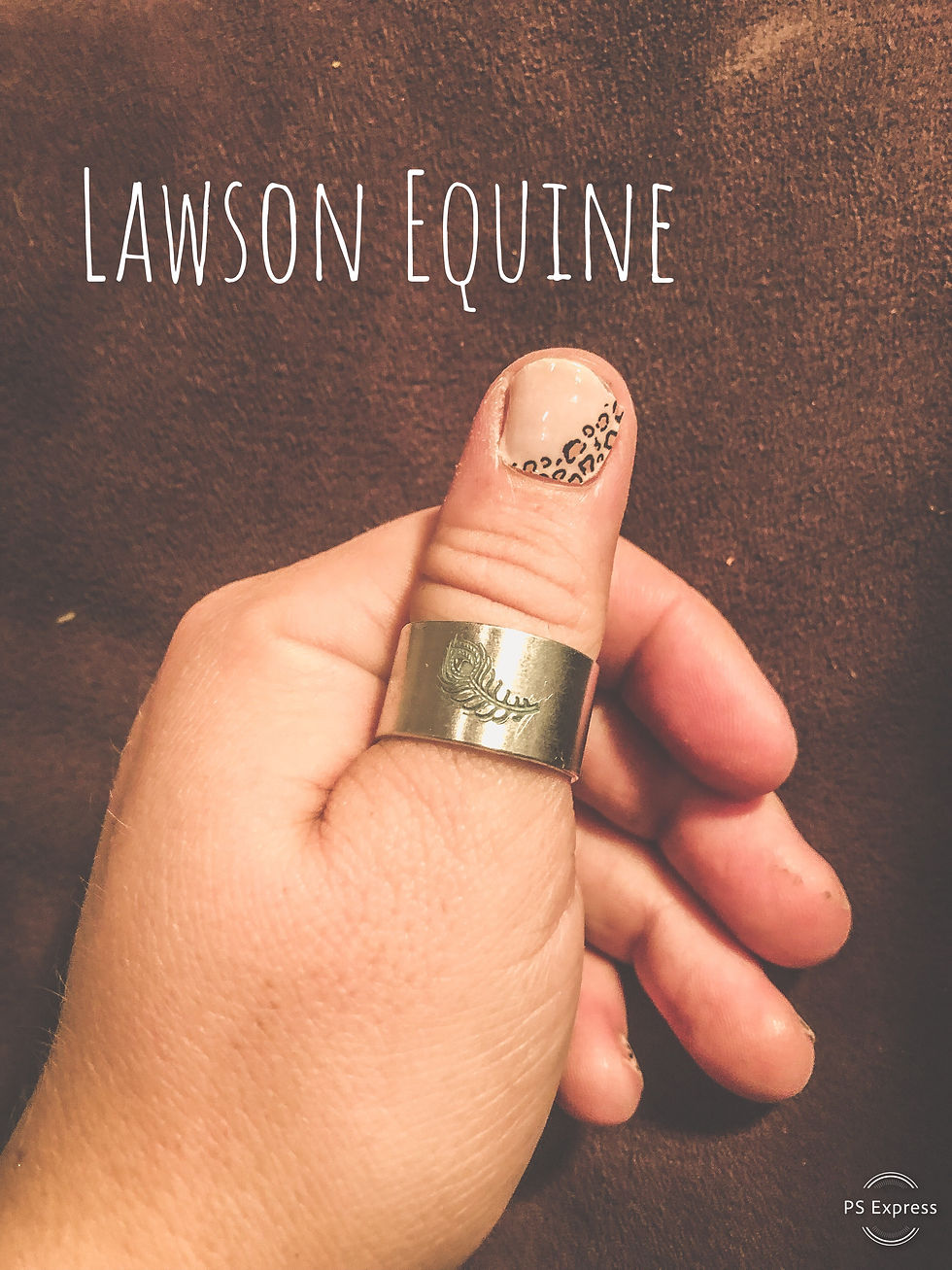 Thumbnail: Aluminum Thick Band Stamped Ring