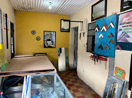Vista del area de trabajo dentro de Vidrieria Vialgua