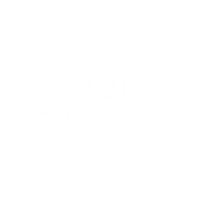 Address Contact Book White Icon.png